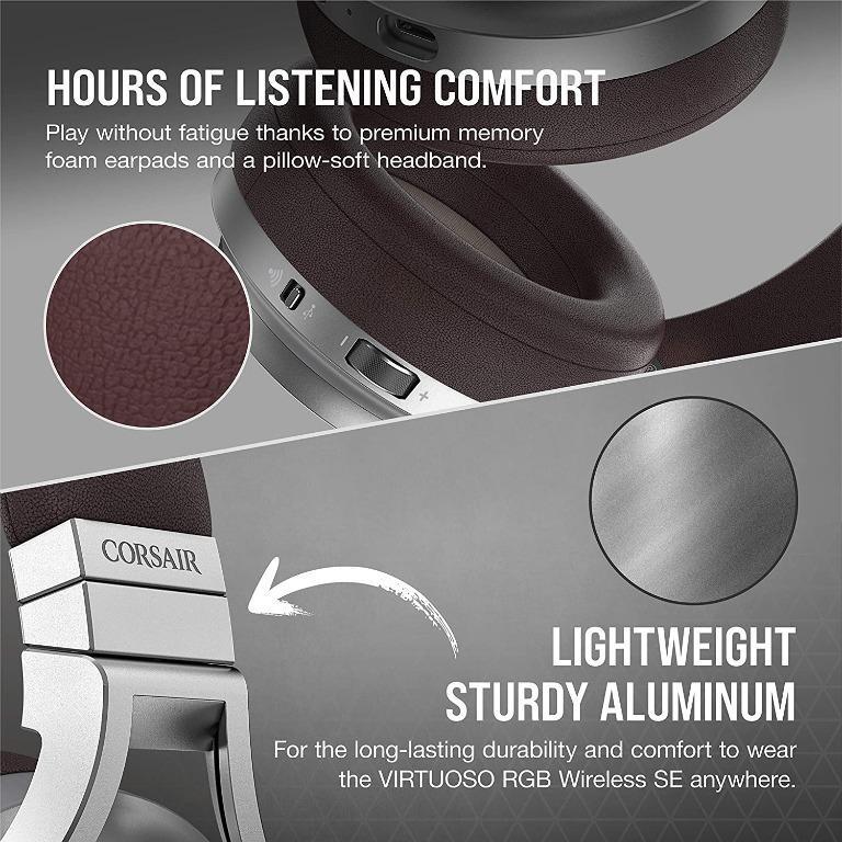 Corsair Virtuoso RGB Wireless SE High-Fidelity Gaming Headset