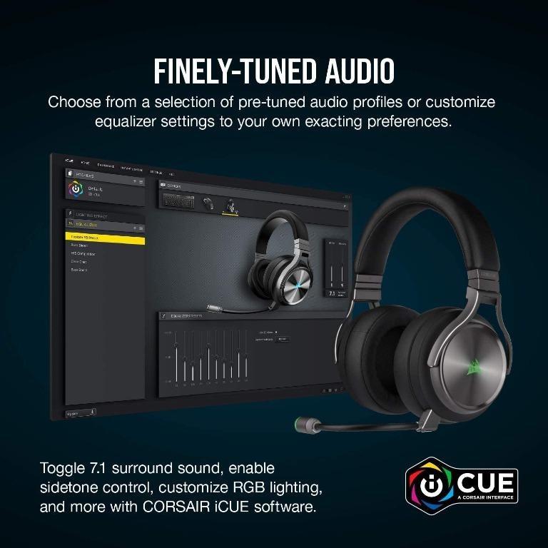 Corsair Virtuoso RGB Wireless SE High-Fidelity Gaming Headset