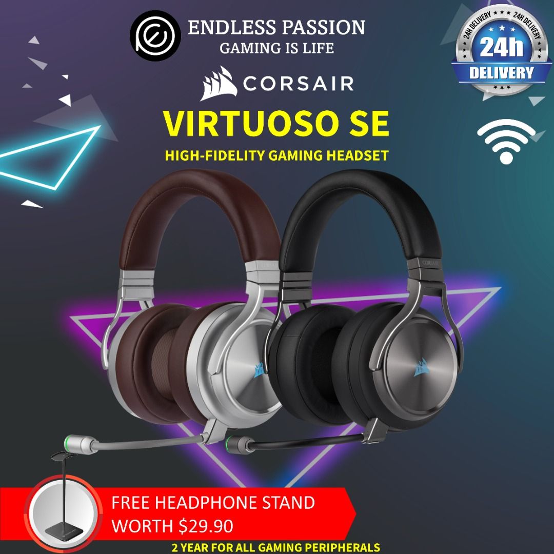 Corsair virtuoso rgb wireless gaming headset online