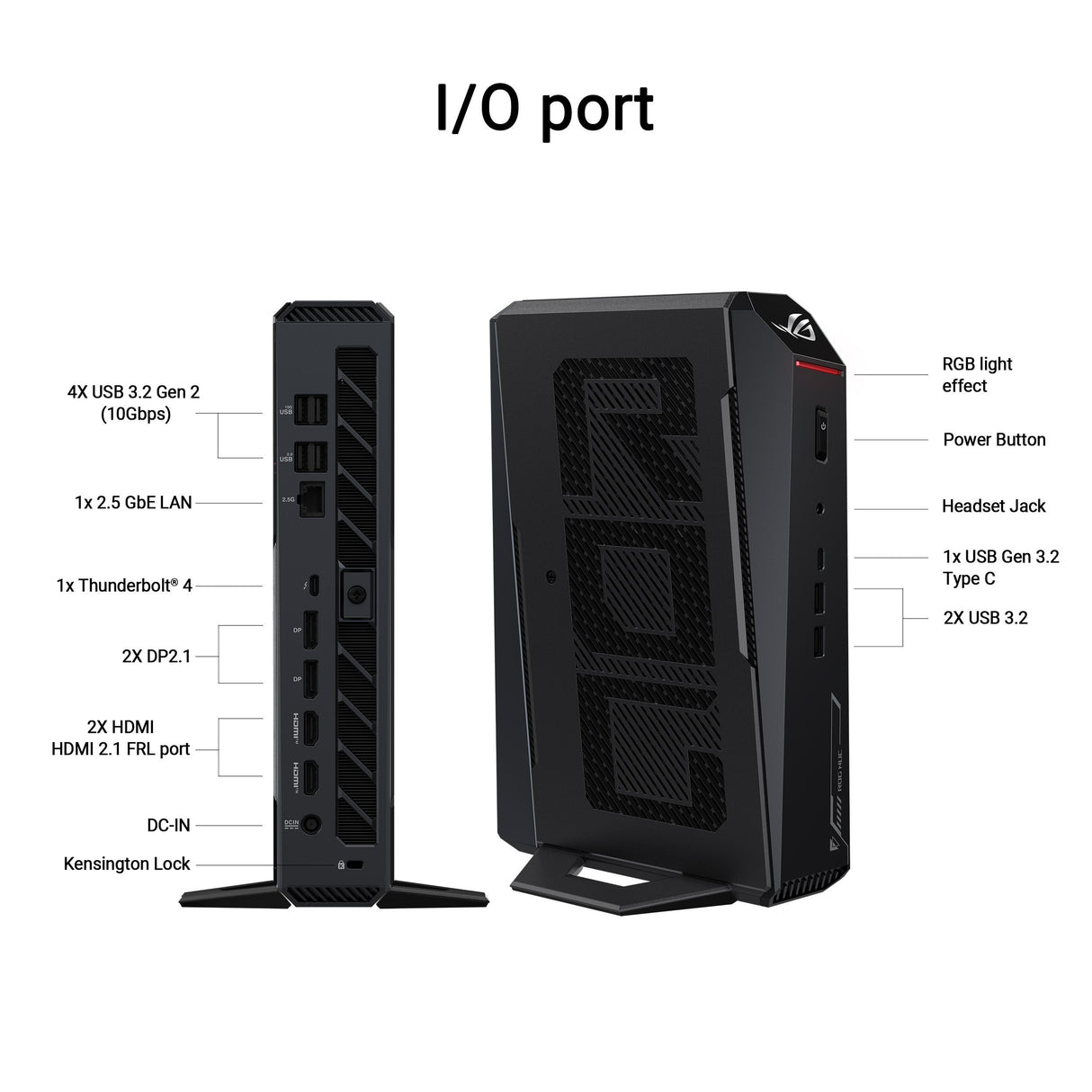Asus ROG NUC 2025 U9-275HX RTX5070TI Next-Gen Gaming Mini PC