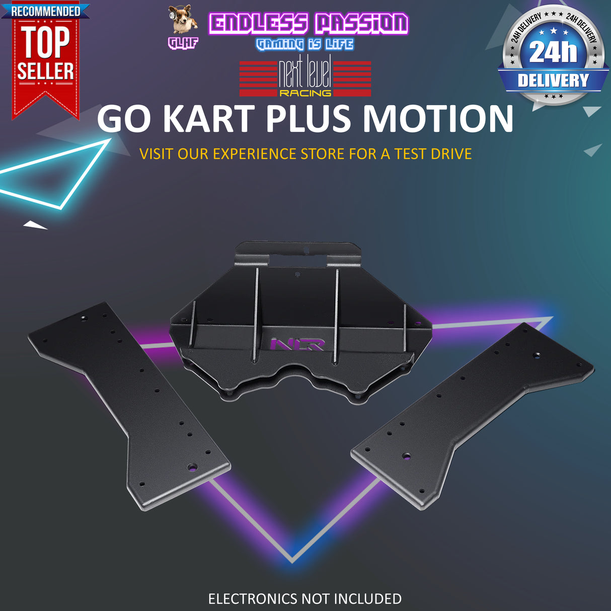 Next Level Racing Go Kart Plus Motion Adaptor Kit - NLR- S037