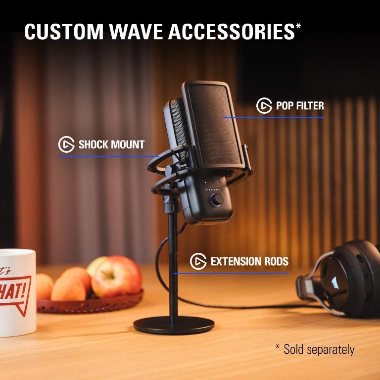 elgato WAVE:3 マイク未使用品 Amazon.com: Elgato Wave:3 - Premium Studio Quality USB Condenser