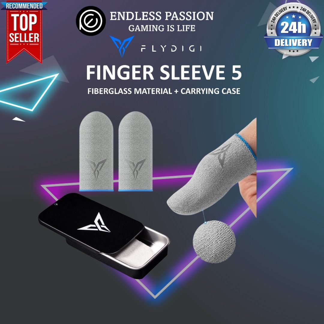 Flydigi Wasp Finger Sleeve 5 Fiberglass with case