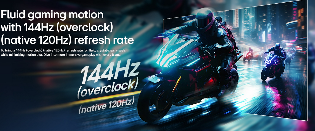 LG 24G411A-B 24-inch Ultragear Full HD (1920 x 1080) IPS Gaming Monitor, 144Hz (O/C), 1ms MBR