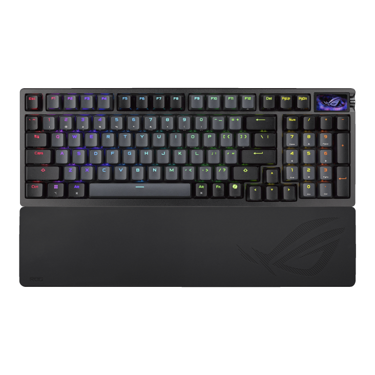 ASUS ROG AZOTH 96% Hall Effect Wireless Gaming Keyboard - ROG HFX V2 Magnetic Switch