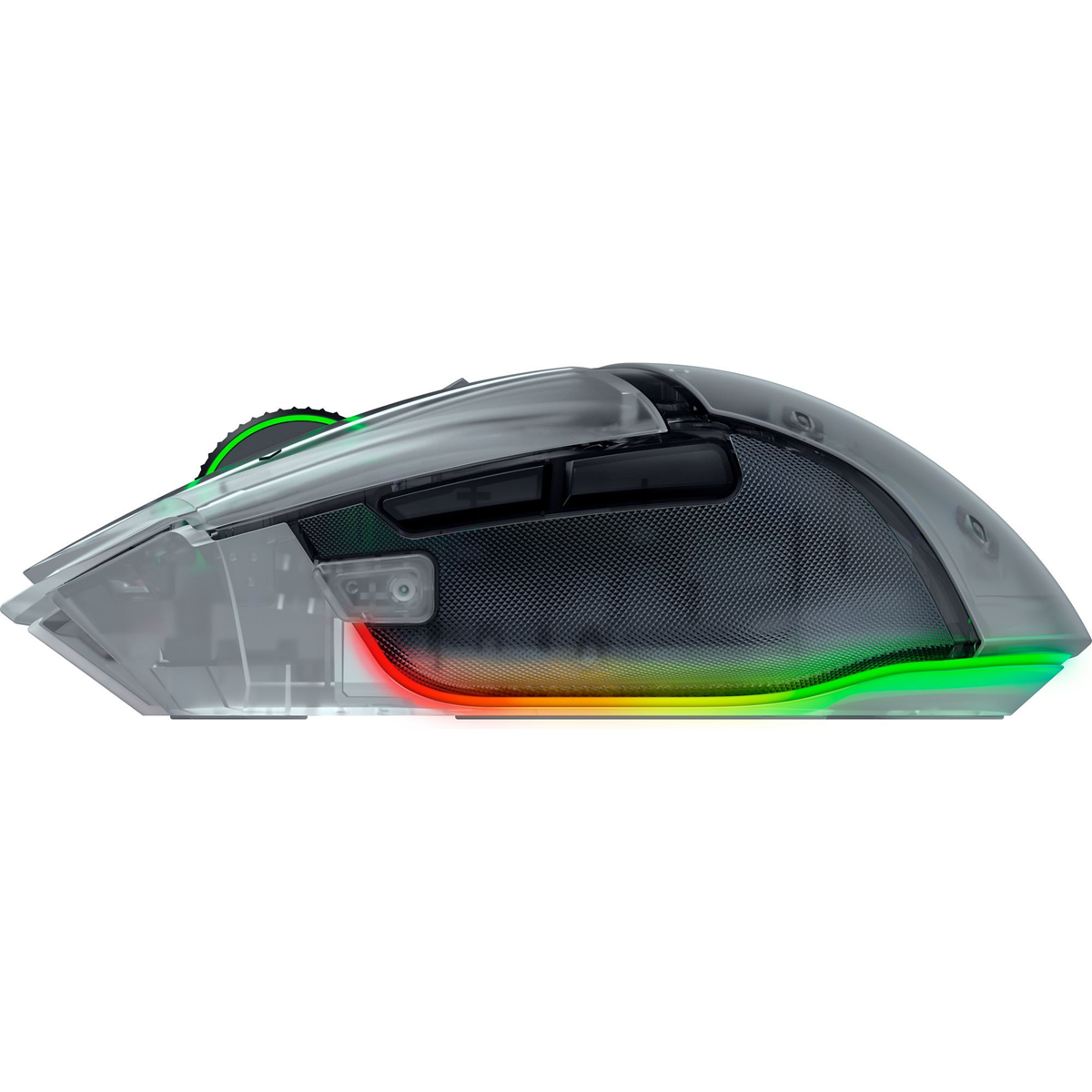 Razer Basilisk V3 Pro Customizable Wireless Gaming Mouse with Razer HyperScroll Tilt Wheel- Phantom White Edition