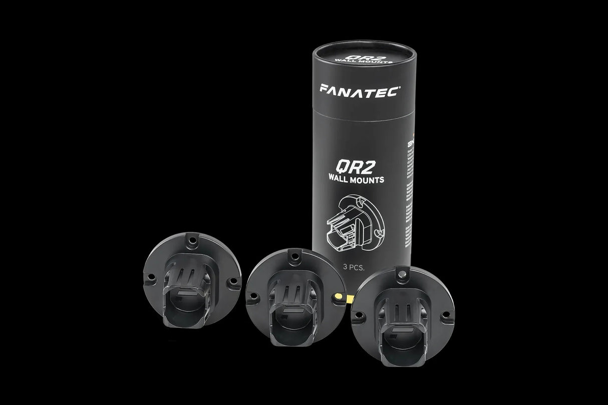 Fanatec QR2 Wall Mounts - 3-Pack [PRE-ORDER]