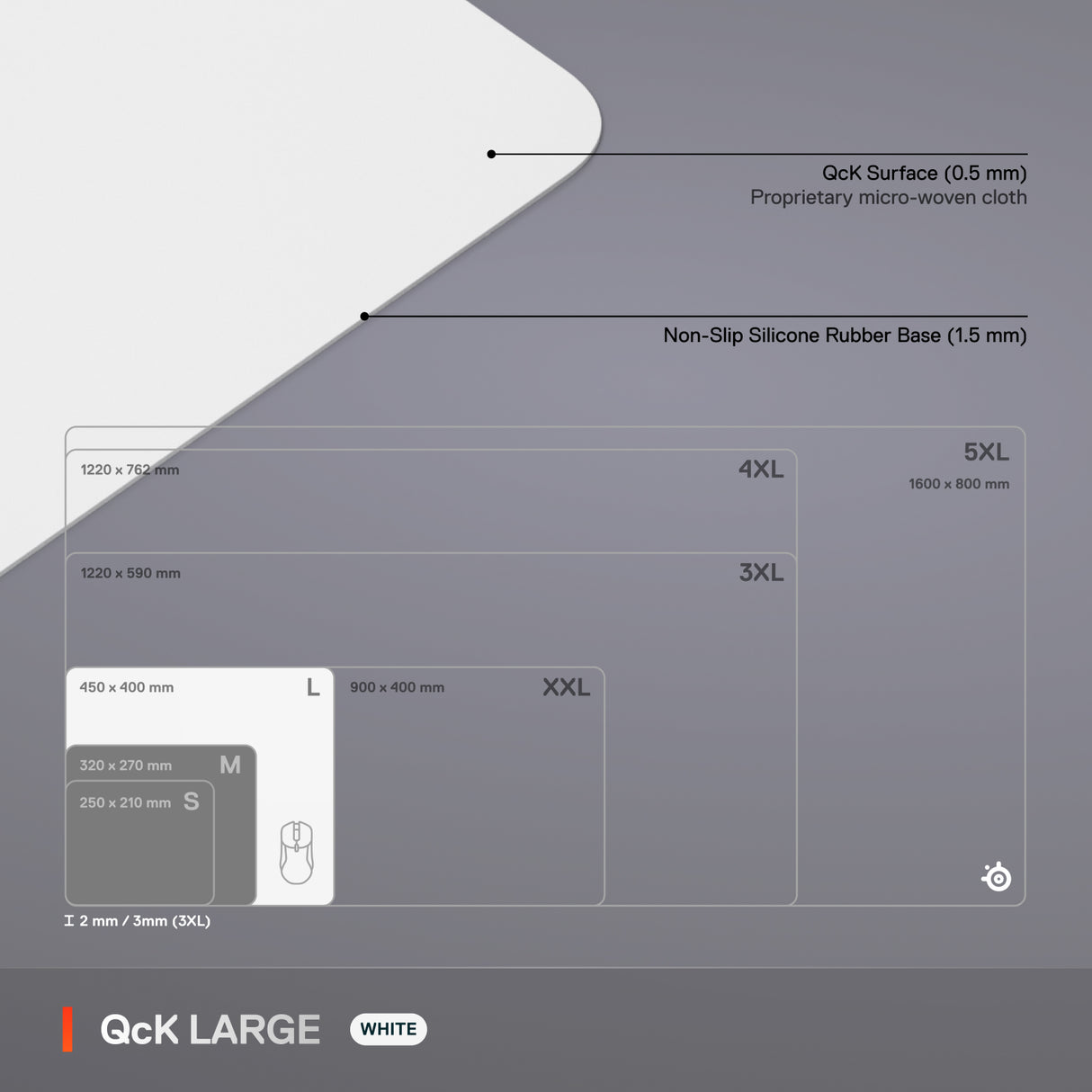 SteelSeries QCK Large Gaming Mousepad