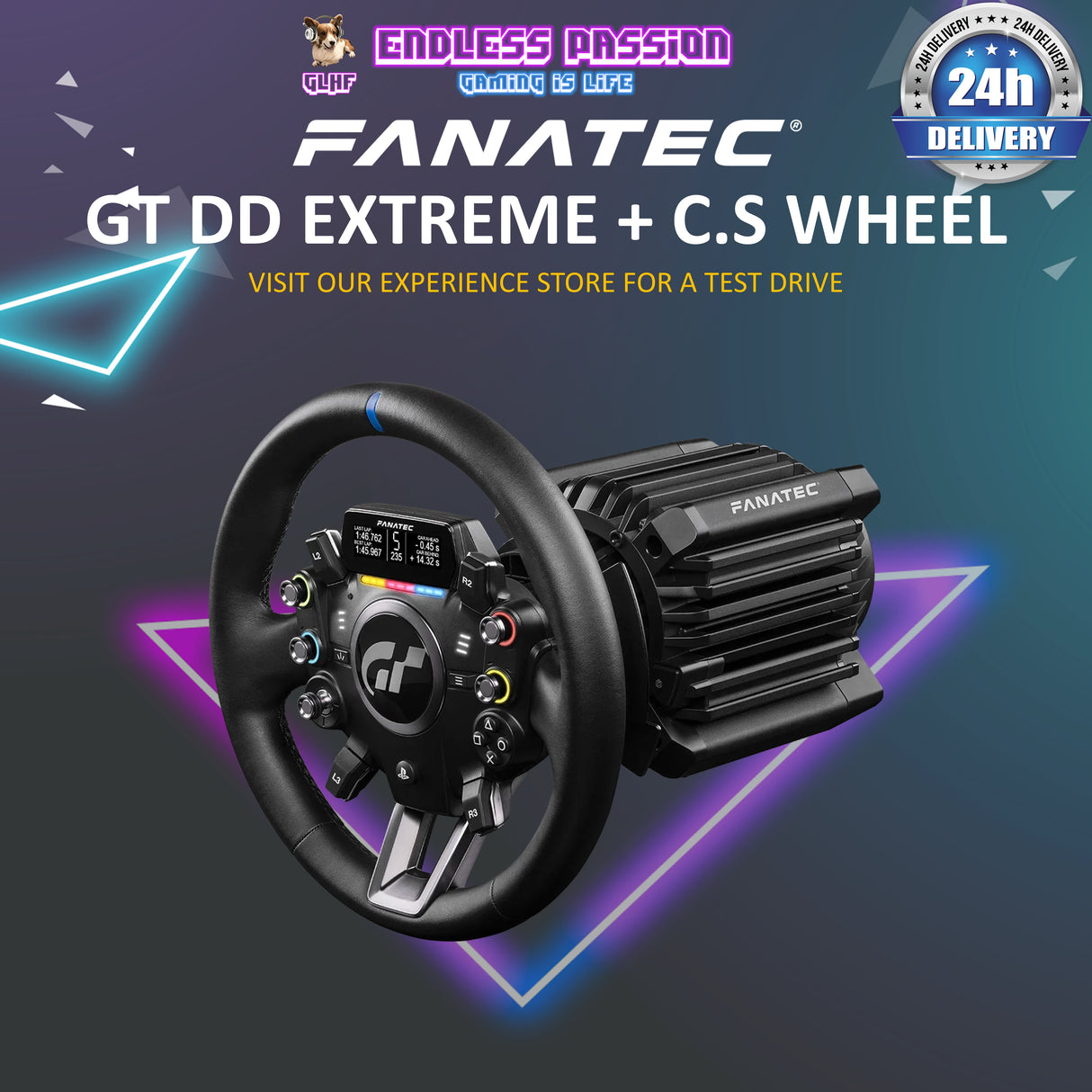 Fanatec Gran Turismo DD Xtreme (DD+RW) [PRE ORDER]