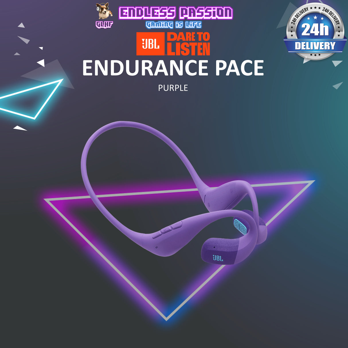 JBL Endurance Pace Open-Ear BT Neckband Earphone