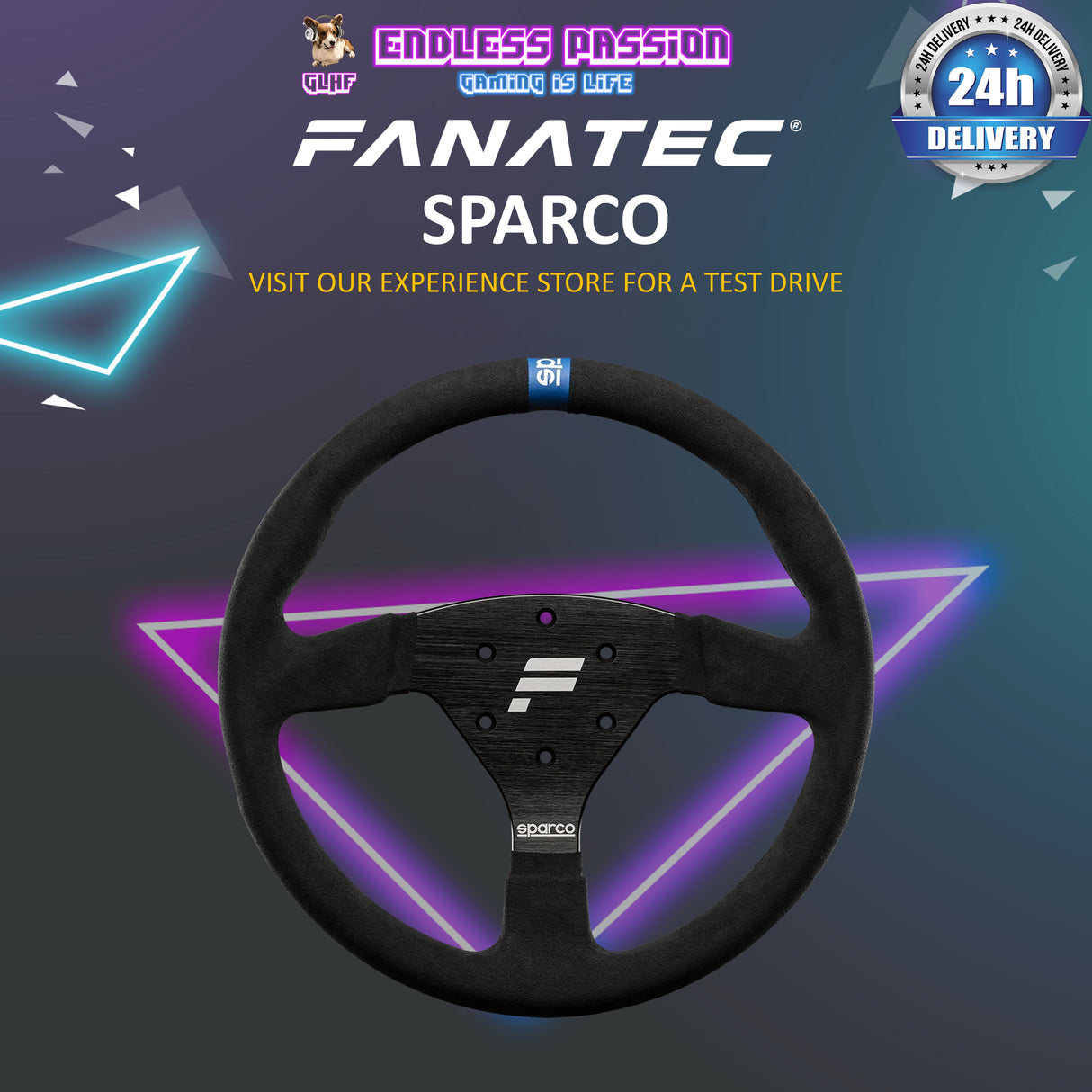 Fanatec ClubSport Wheel Rim Sparco® Rally - CS_WR_S_R