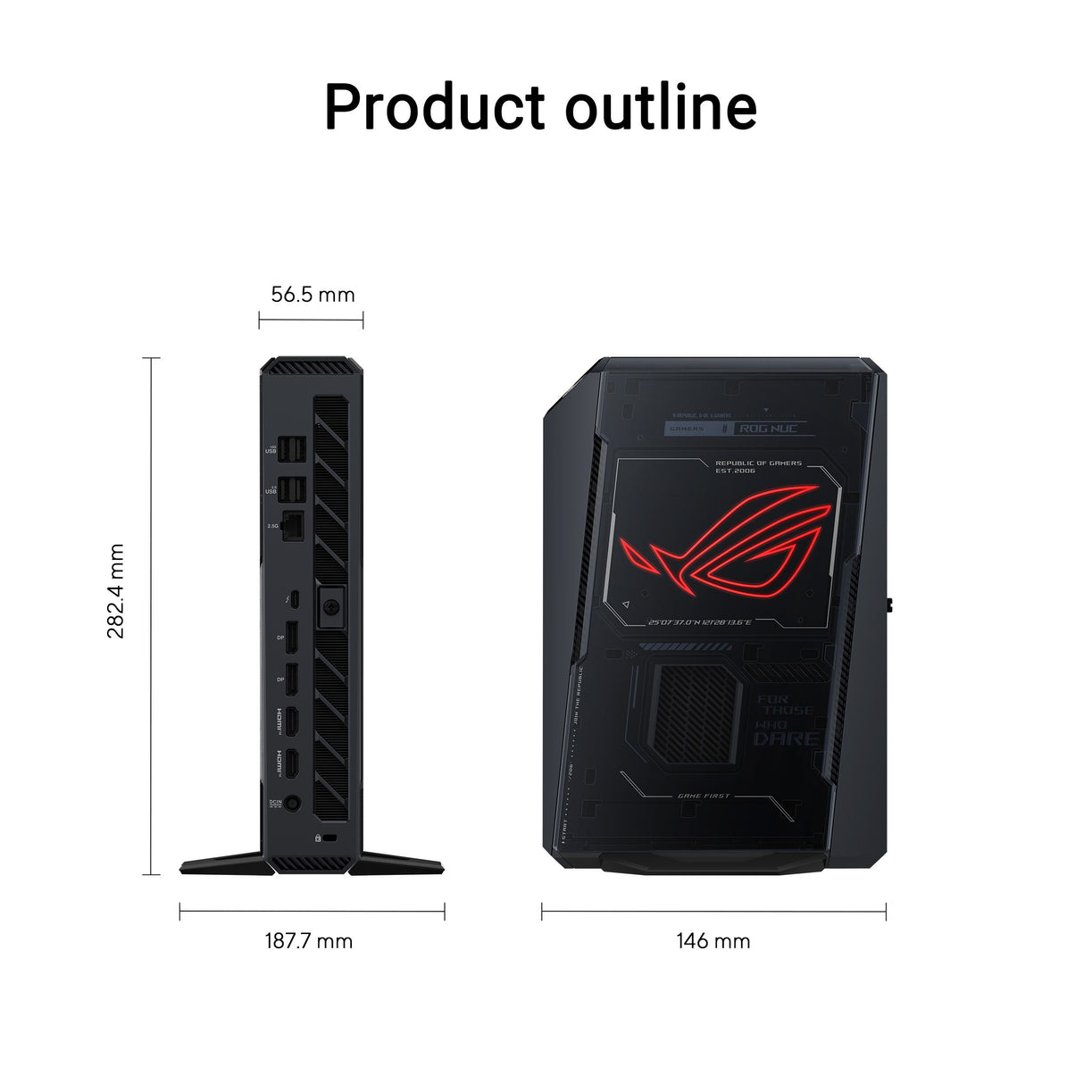 ASUS SYSTEM NUC U9 PC 90AS00I1-M001X0 32GB RTX5080 DDR5 RAM 1TB NVMe SSD