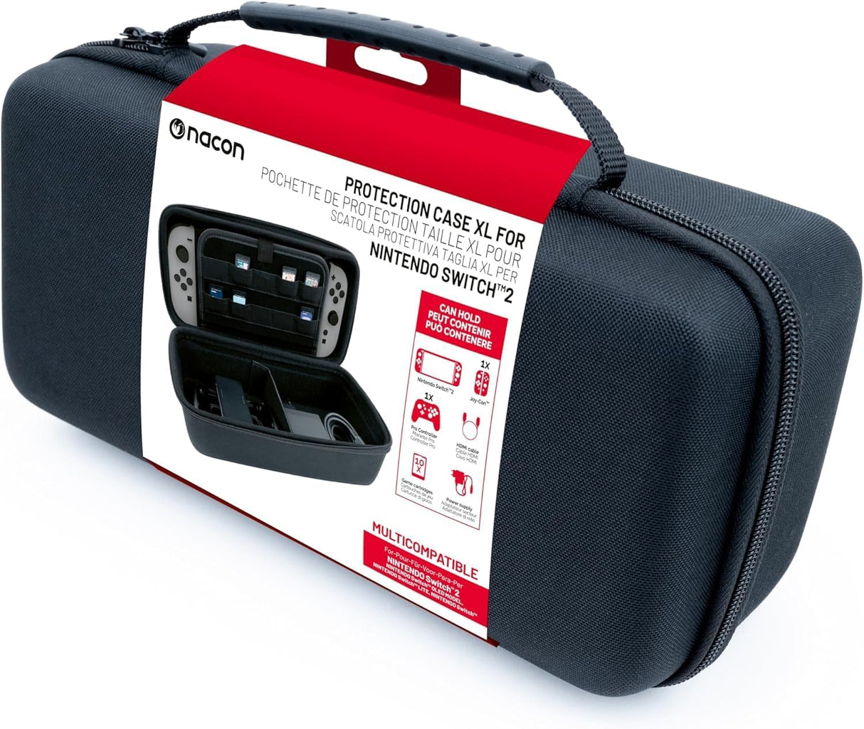 Nacon Black Switch™2 XL Carrying Case