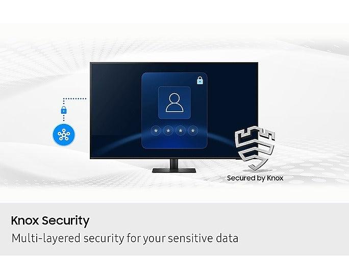 Samsung Smart M7 M70F 43" 4K VA Display Monitor - LS43FM702UEXXS