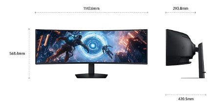 Samsung 49" Odyssey G9 G91F DQHD 144Hz Curved Gaming Monitor