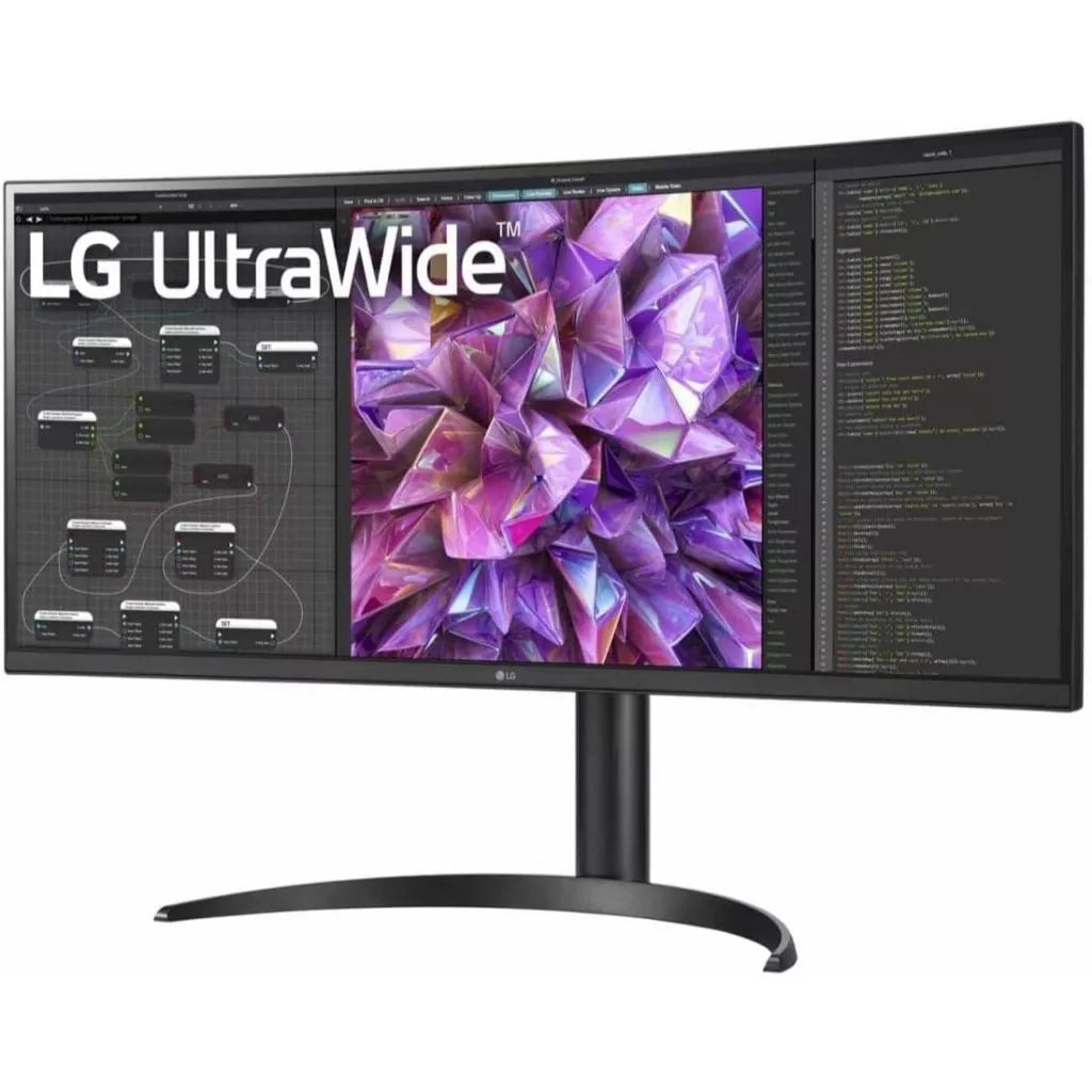 LG 34WQ75C-B — 34" UWQHD Curved IPS Display Productivity Monitor