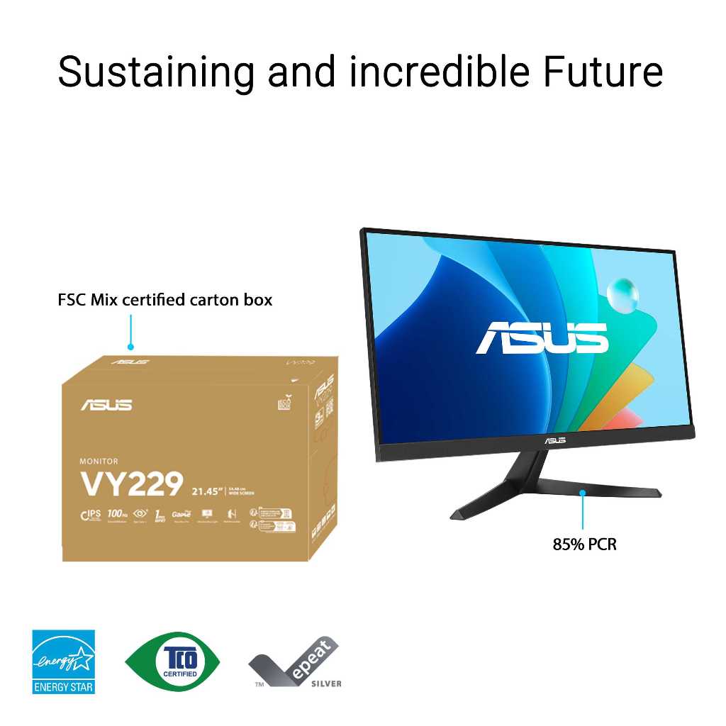ASUS VY229HF Eye Care 22 Inch Gaming Monitor