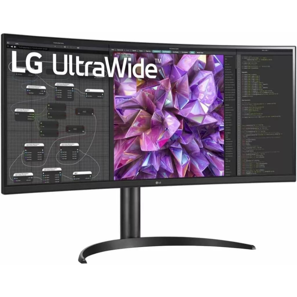 LG 34WQ75C-B — 34" UWQHD Curved IPS Display Productivity Monitor