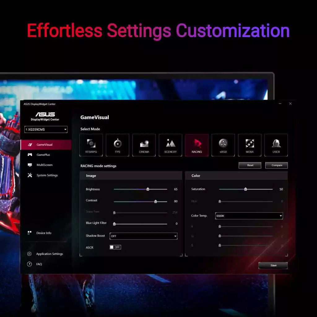 ASUS ROG Strix XG259CMS USB Type-C Gaming Monitor