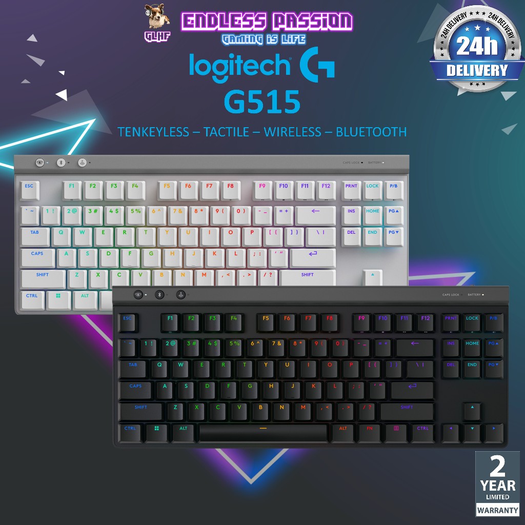 Logitech G515 Lightspeed TKL Low Profile Wireless Gaming