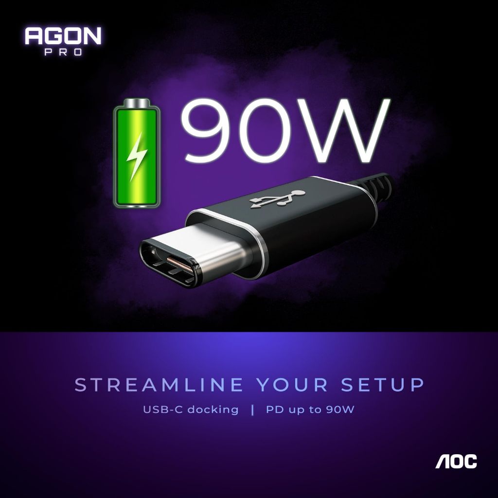 AOC Agon PRO AG456UCZD - 45'' 240Hz WQHD Ultra Wide Curved OLED Gaming Monitor