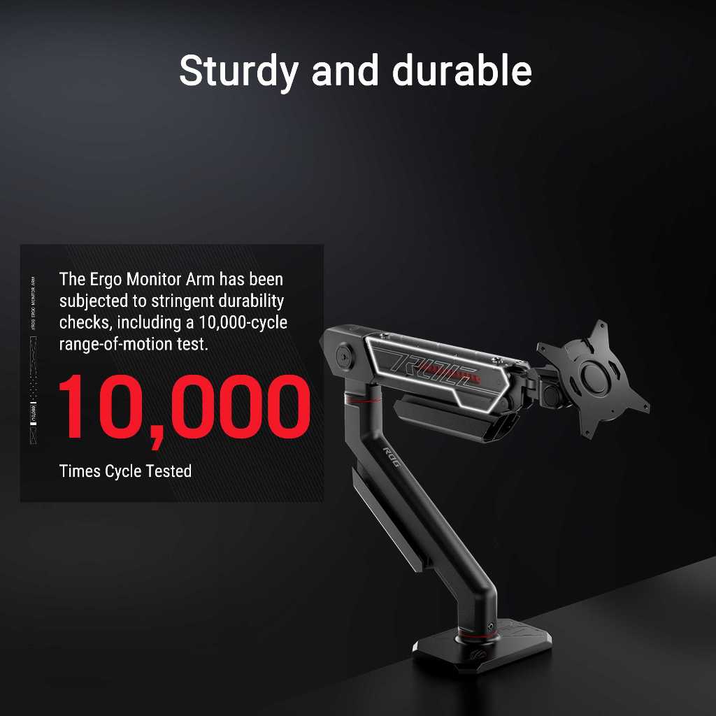 ASUS ROG Ergo Monitor Arm AAS01 – Endless Passion