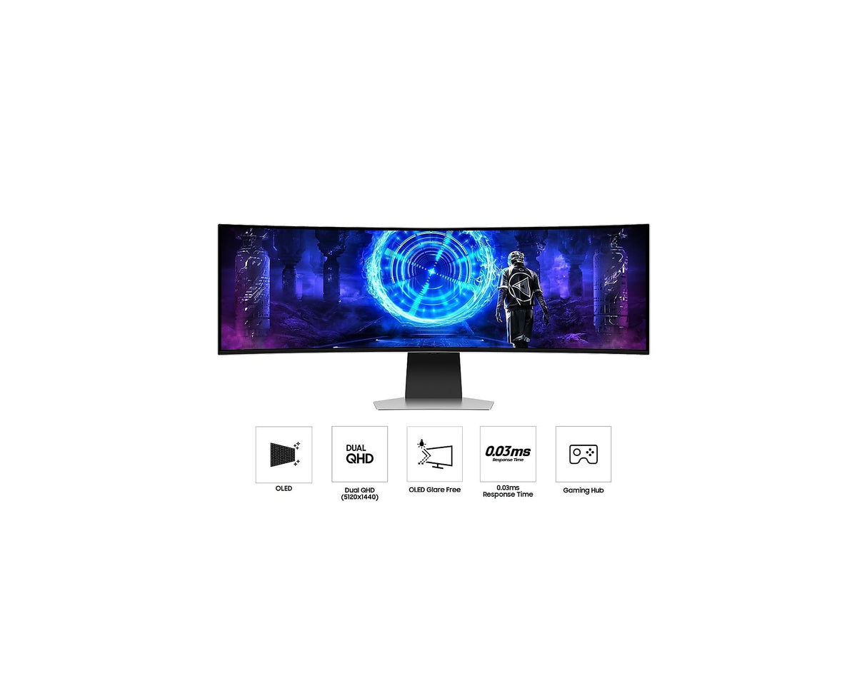 Samsung Odyssey G9 G95SD 49"  240 Hz DQHD Curved OLED Gaming Monitor