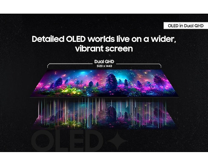 Samsung Odyssey G9 G95SD 49"  240 Hz DQHD Curved OLED Gaming Monitor