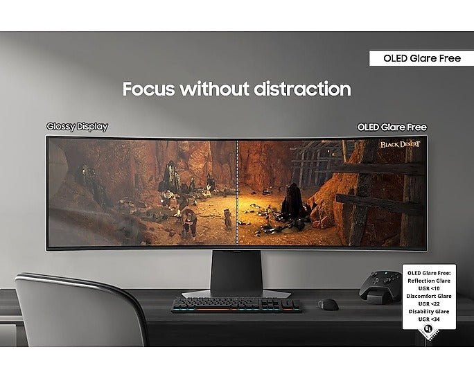 Samsung Odyssey G9 G95SD 49"  240 Hz DQHD Curved OLED Gaming Monitor