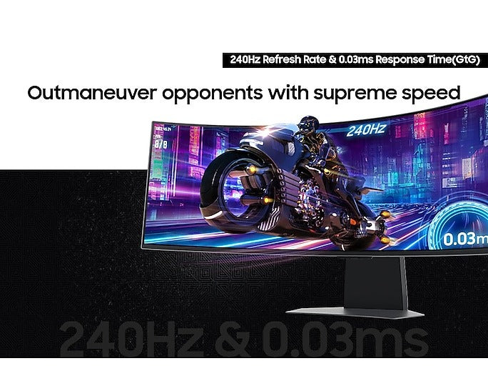 Samsung Odyssey G9 G95SD 49"  240 Hz DQHD Curved OLED Gaming Monitor