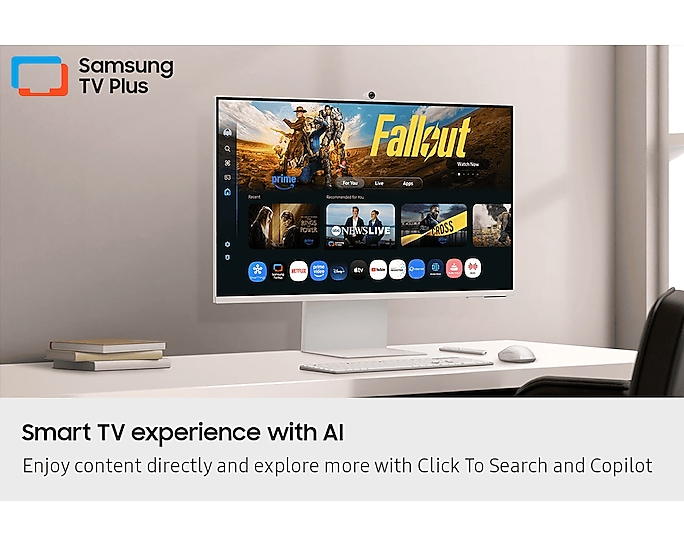 Samsung Smart M80F 32" 4K VA Display Monitor - LS32FM803UEXXS