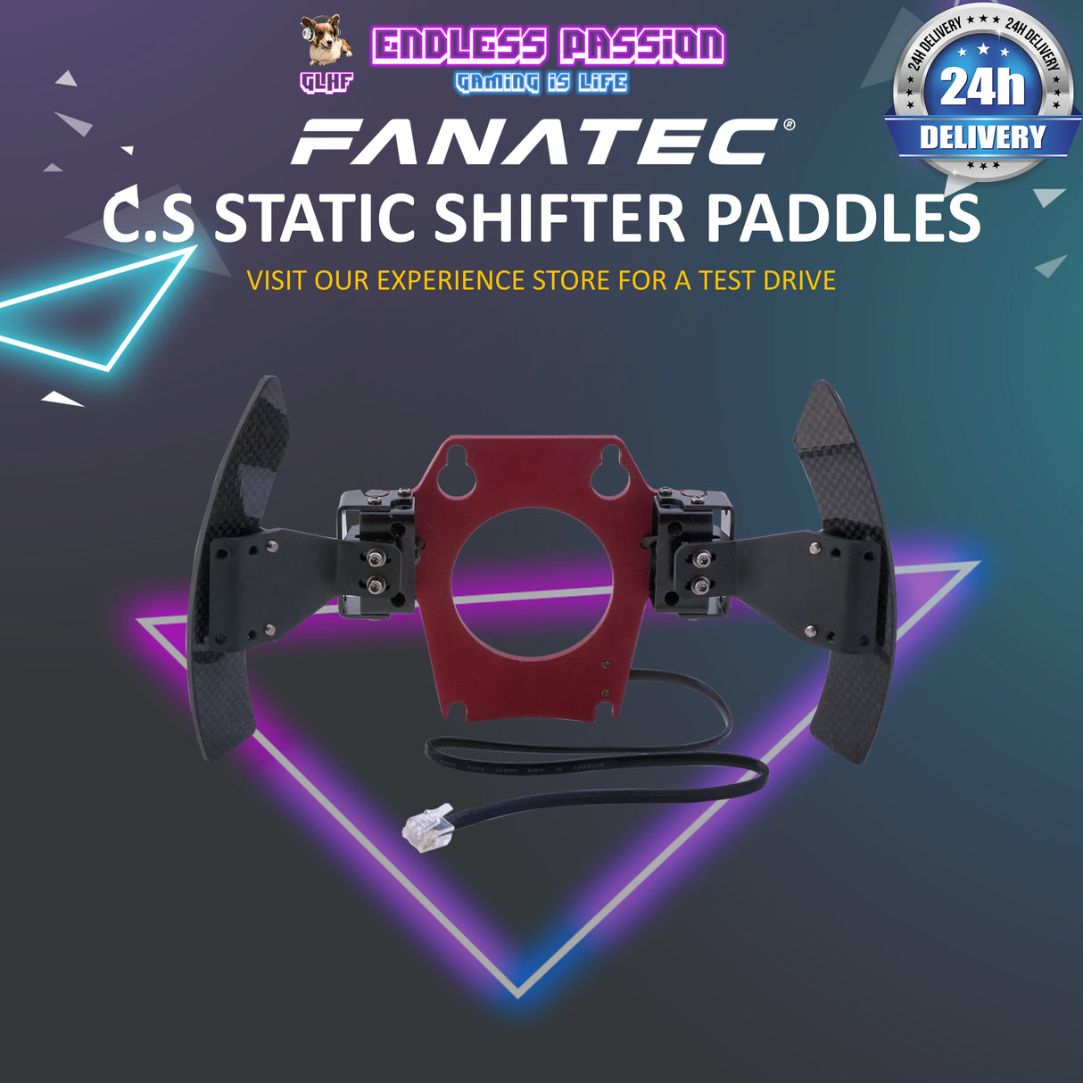 FANATEC CLUBSPORT STATIC SHIFTER PADDLES [PRE ORDER]