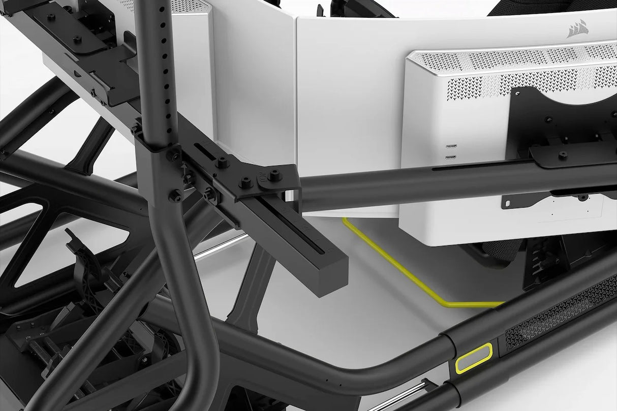 Fanatec ClubSport Cockpit Monitor Stand Triple Monitor Expansion Kit - Available in Black and White