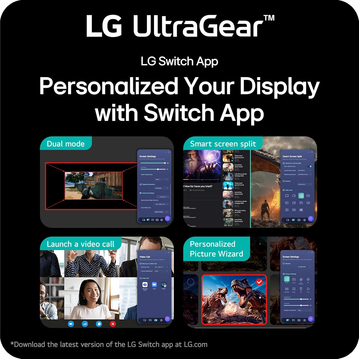 LG 24G411A-B 24-inch Ultragear Full HD (1920 x 1080) IPS Gaming Monitor, 144Hz (O/C), 1ms MBR