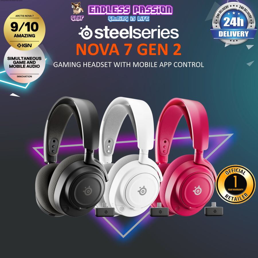 SteelSeries Arctis Nova 7 Wireless Gen 2 Gaming Headset
