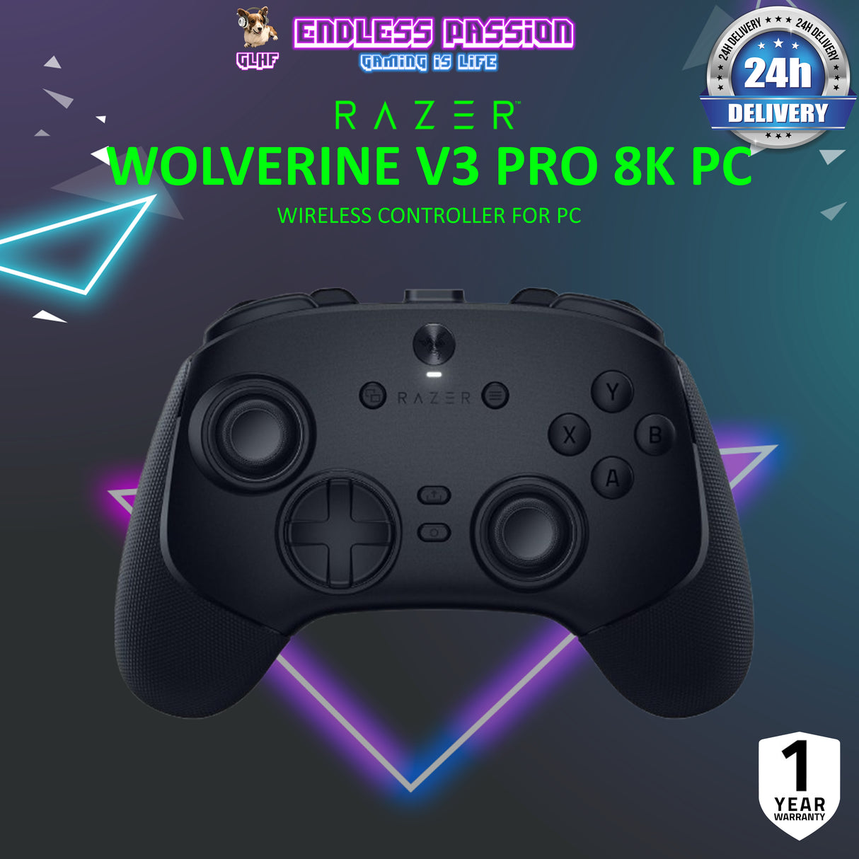 Razer Wolverine V3 Pro 8K PC - Wireless